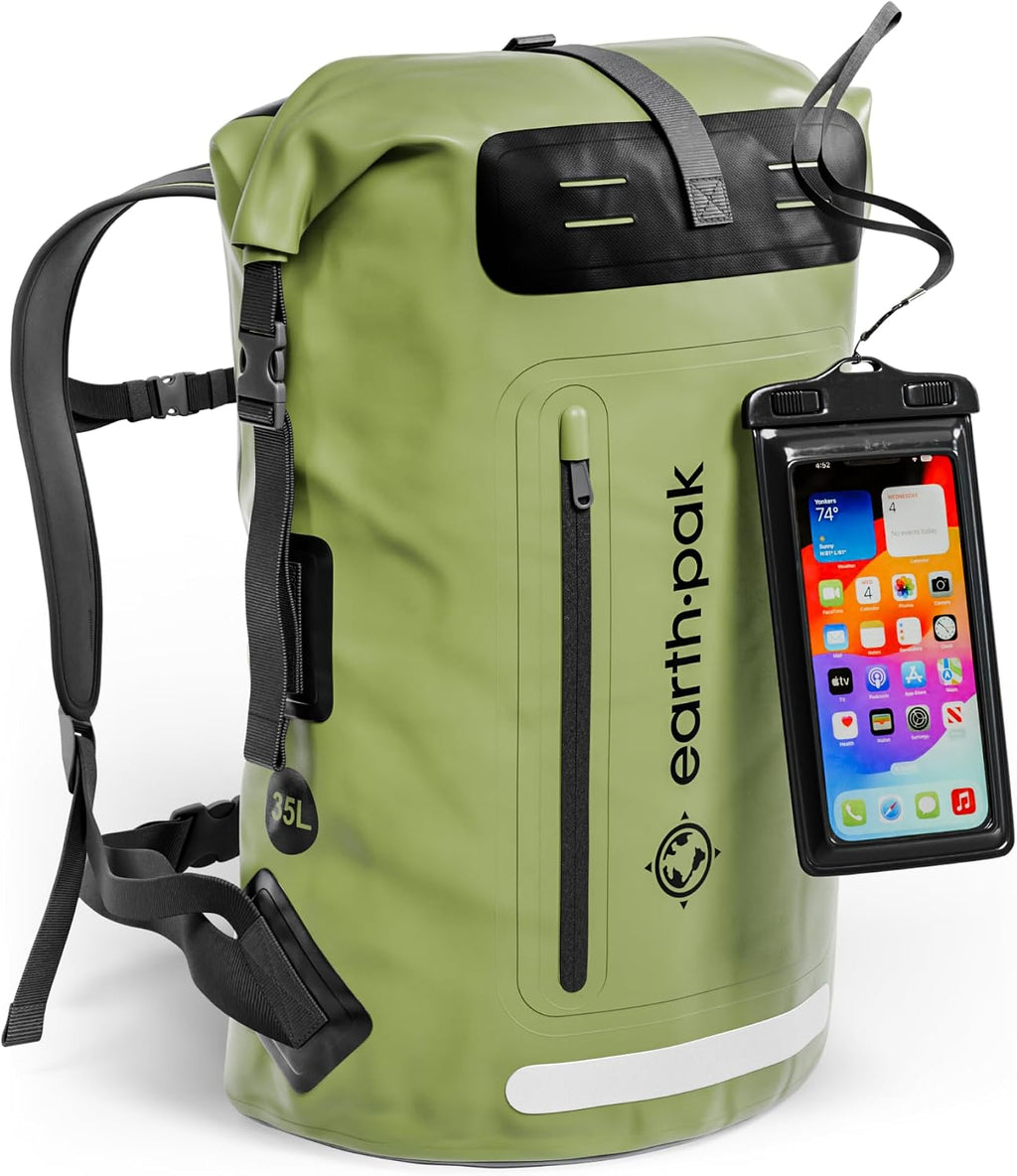Waterproof Dry Bag Backpack 35L - Kayaking Boating Fishing Rafting Marine