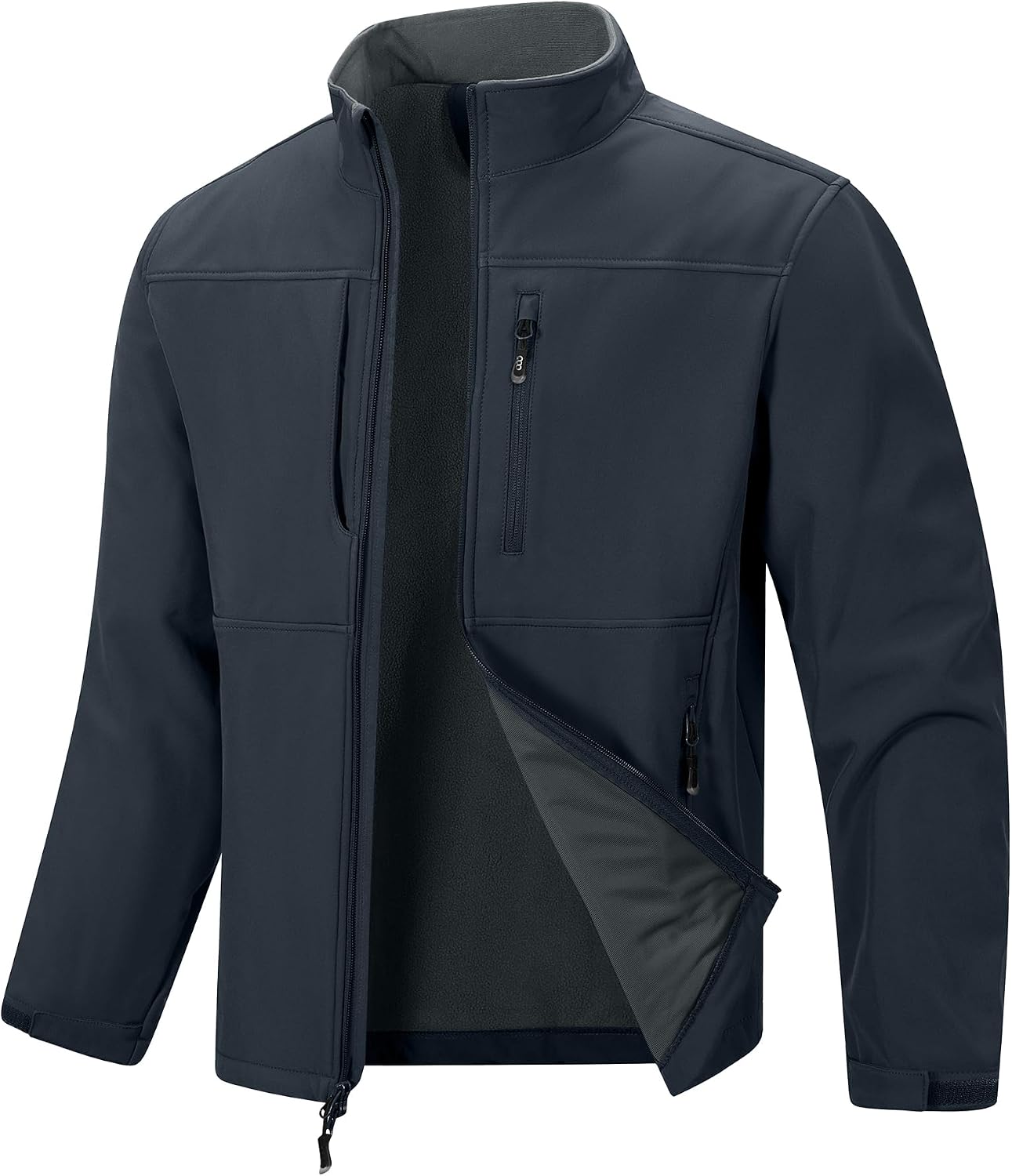 33,000ft Men's Lightweight Softshell Jacket Fleece Waterproof Windbreaker