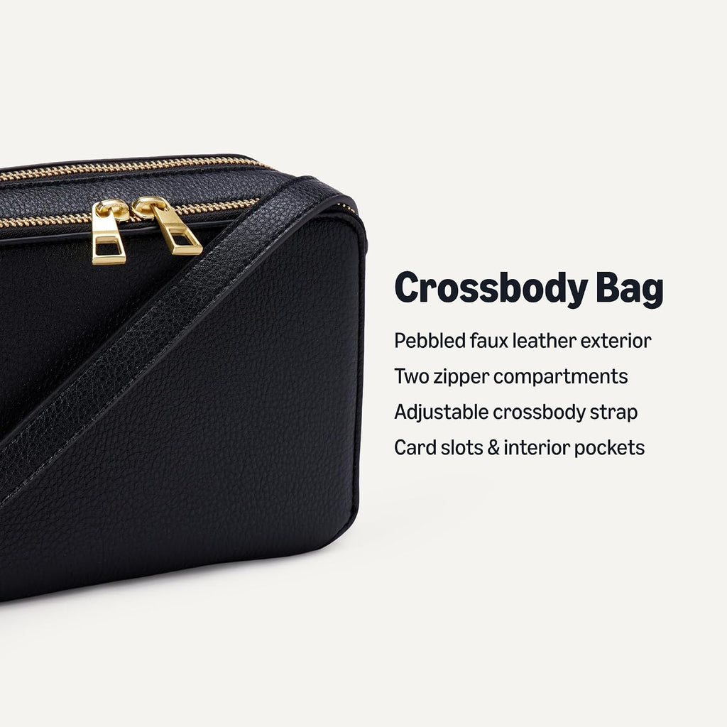 Amazon Essentials Women's Boxy Crossbody Bag