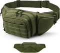Tactical Fanny Pack for Men,800D Oxford Fabric Fanny Pack for Men,Fanny Packs Man for Hiking Climbing,Fishing,Cycling,Hunting,Adjustable Conceal Carry Tactical Fanny Packs