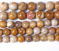 120PCS 6MM Natural Stone Coral Jade Chrysanthemum Beads for Jewelry Making DIY Bracelet