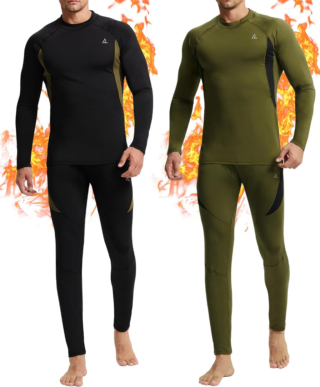 Mens Thermal Underwear Long Johns Base Layer Set Cold Weather 1/2/3 Pack