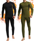 Mens Thermal Underwear Long Johns Base Layer Set Cold Weather 1/2/3 Pack