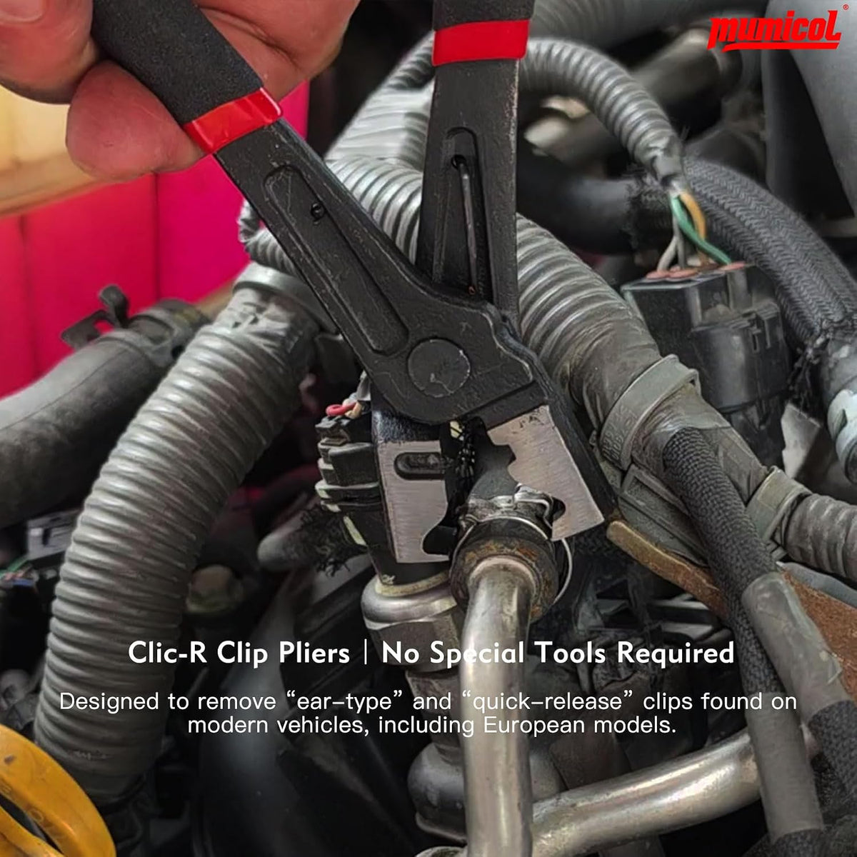 9pc Hose Clamp Pliers - Swivel Jaw and Flat Band for Radiator Hoses