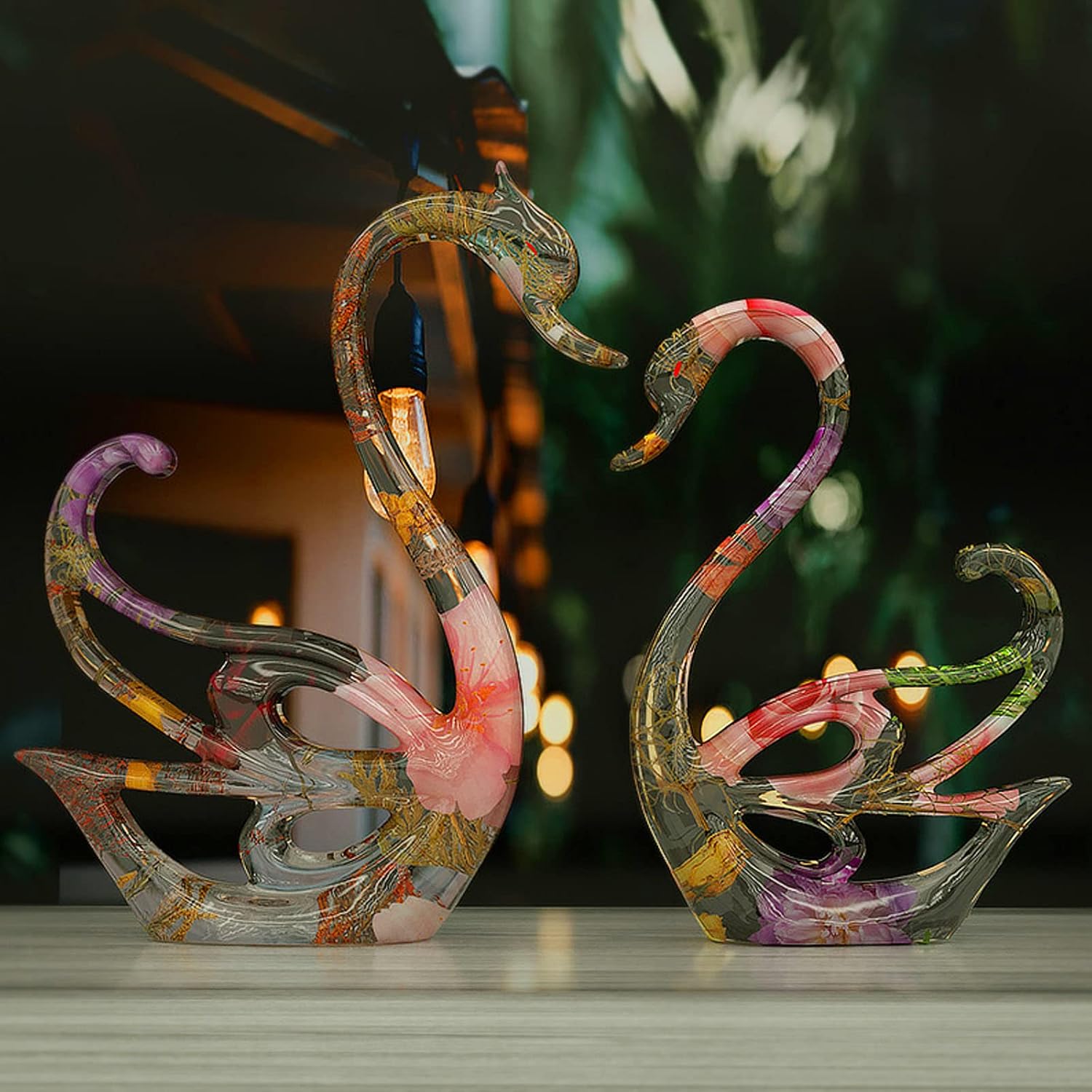 2 Pcs Gecko Seahorse Resin Molds Silicone, Lifelike Lizard Hippocampus Decor Moulds, 3D Large Animal Silicone Epoxy Mold for DIY Resin Crafts,Wall Hanging Home Decor Halloween Christmas Gifts