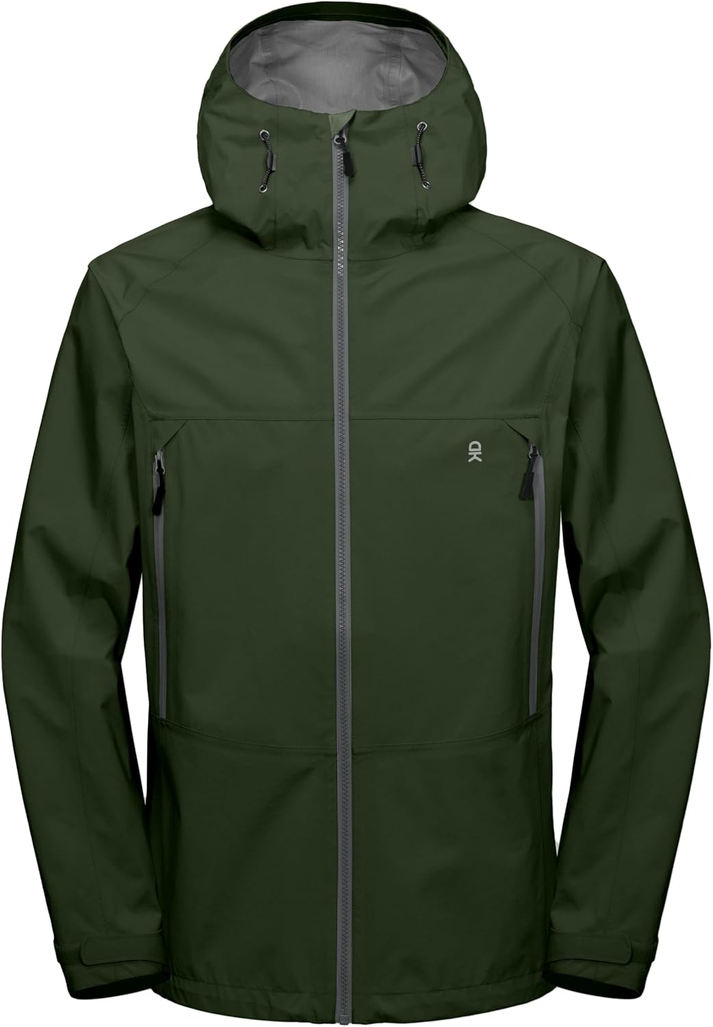 Little Donkey Andy Men's High-performance 3L Hard Shell Waterproof Rain Jacket Breathable Rain Gear for Hiking,Travelling