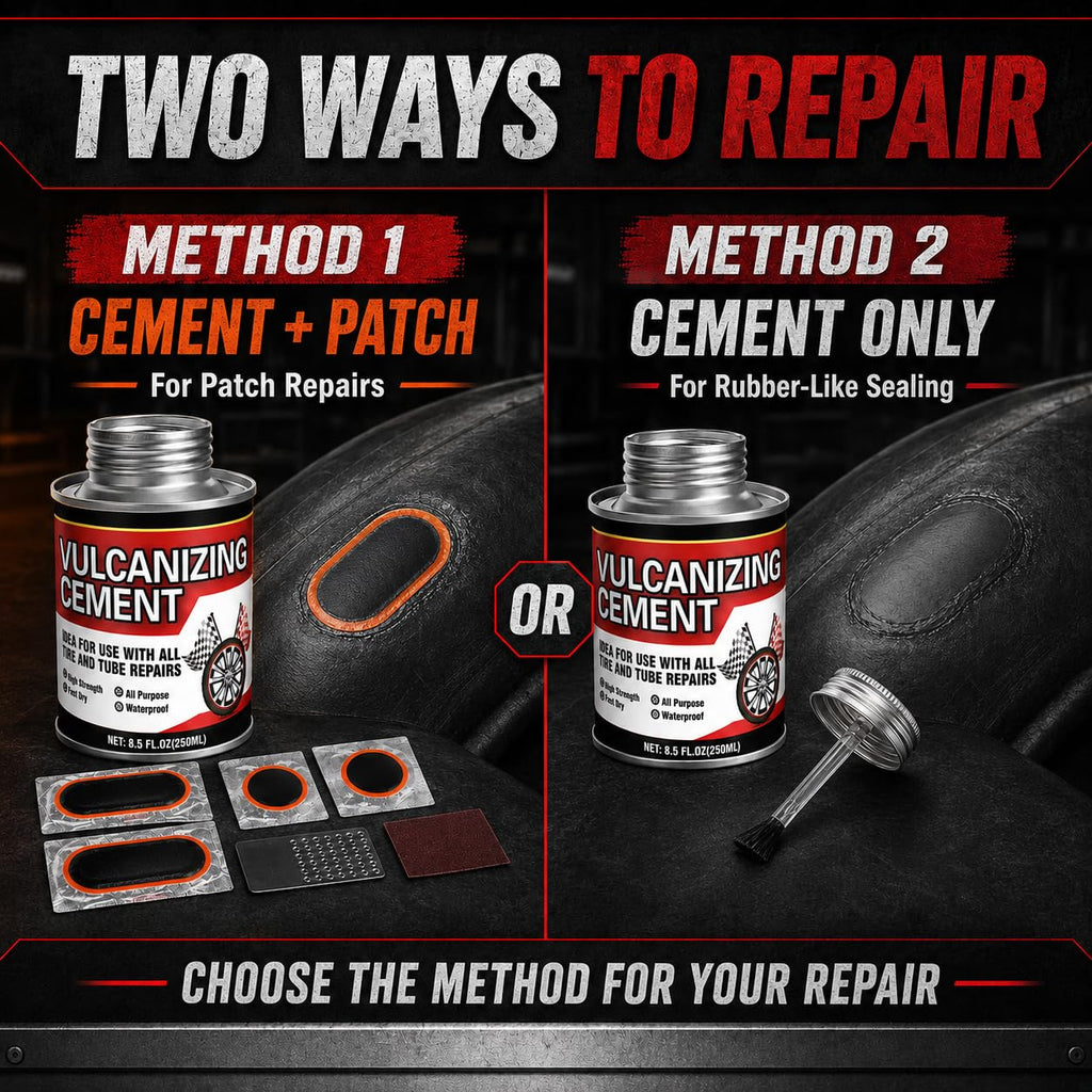 Tire Patch Glue, Clear Vulcanizing Cement, Tire Repair Kit 250ml