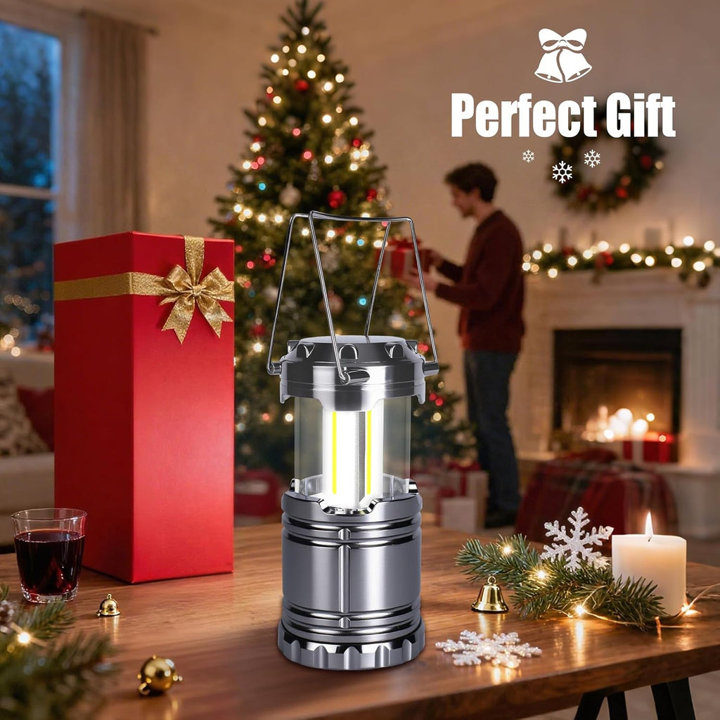 KUNHE LED 60 Pack Camping Lantern Battery-Operated (Includes 180 AA Alkaline Batteries) 350 lumens IPX4 Waterproof Lanterns for Power Outages Emergency Hurricane Storm Outdoor Camping