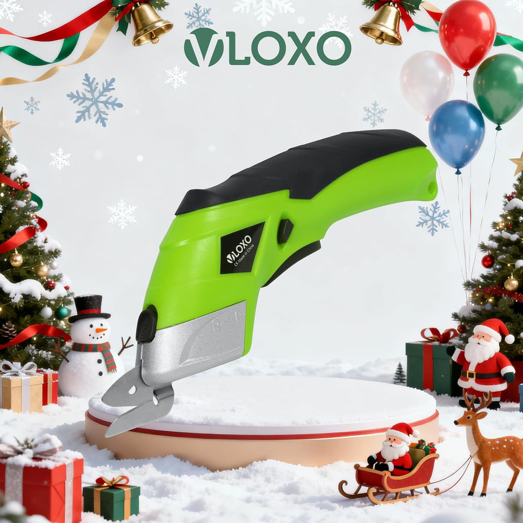 VLOXO Cordless Electric Scissors Electric Box Cutter for Cardboard