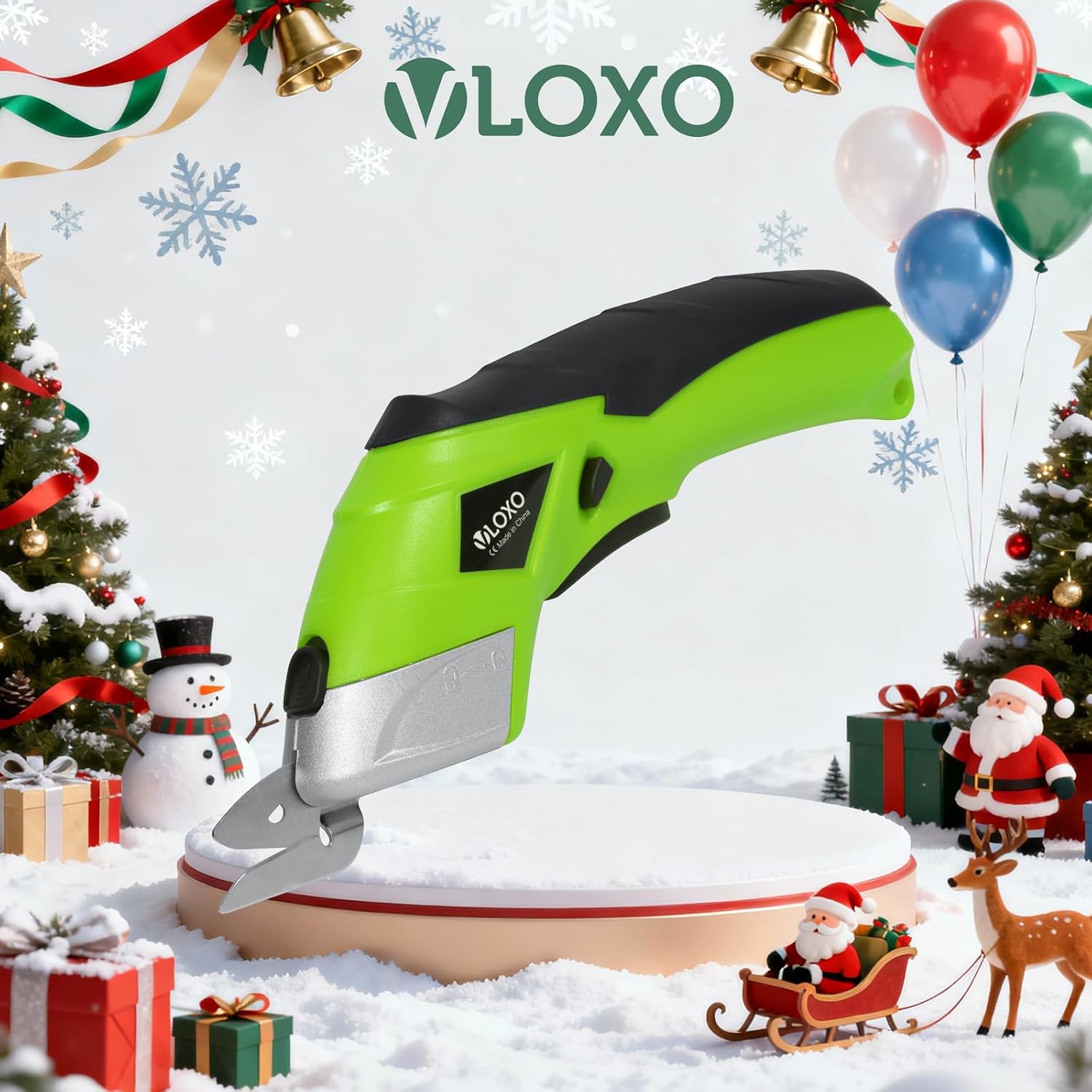 VLOXO Cordless Electric Scissors Electric Box Cutter for Cardboard