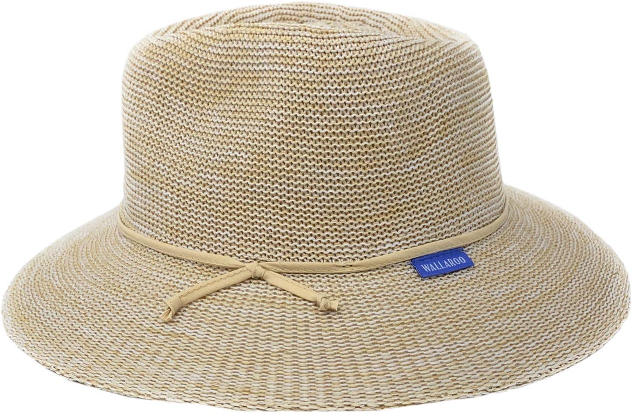 Wallaroo Hat Company Women's Victoria Fedora – UPF 50+ UV Protection, Wide Brim, Packable & Adjustable Sun Hat