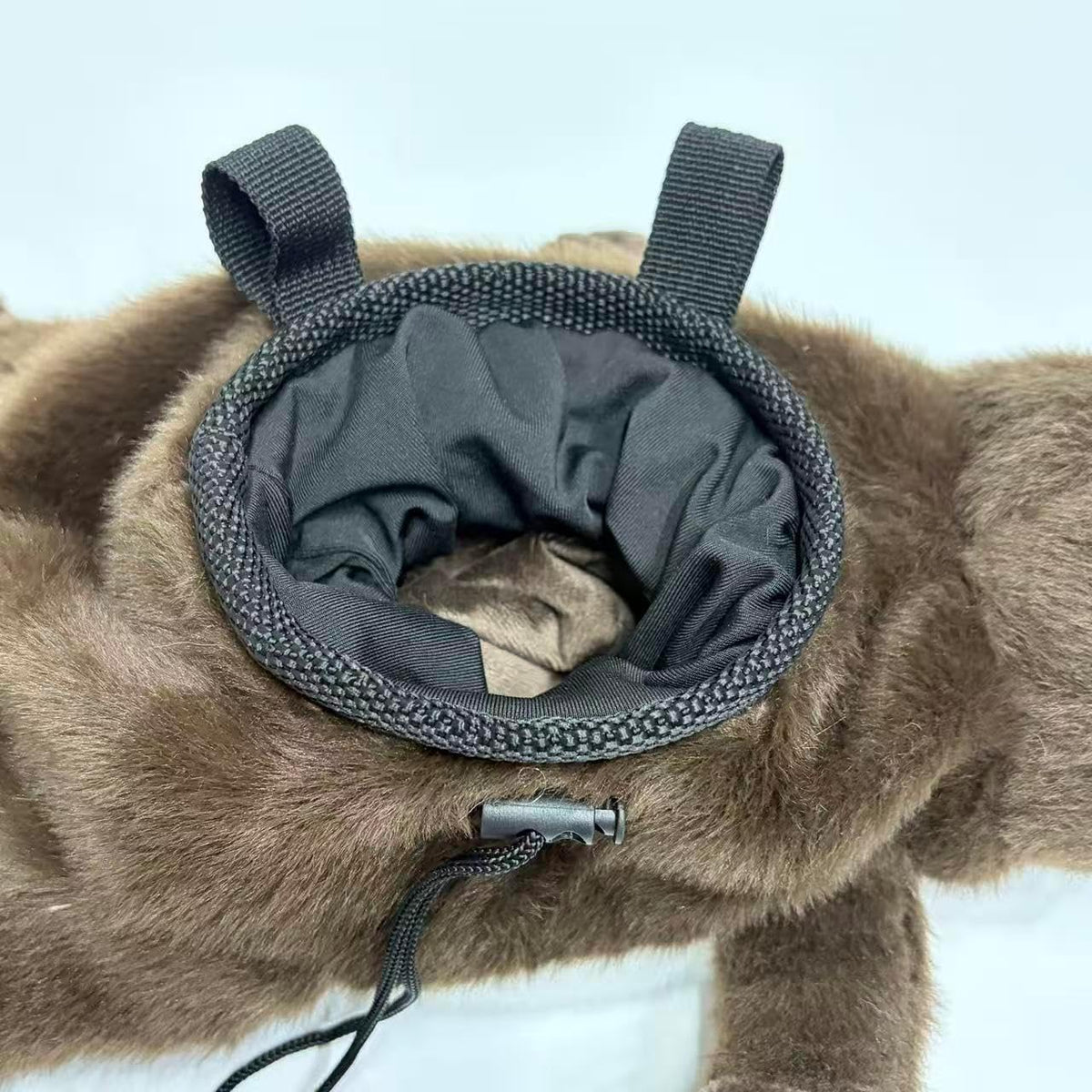 Platypus Climbing Chalk Bag, Cute Plush Animal Chalk Bag with Drawstring Closure & Adjustable Belt Loops, Chalk Bag for Rock Climbing Bouldering, Unique Climbing Gear Gift for Climbers
