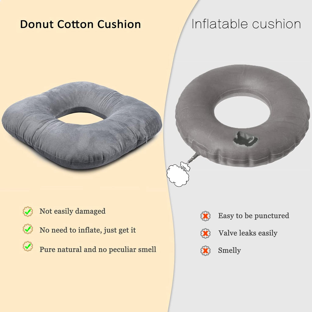 Hshbxd Donut Pillow, Tailbone Cushion for Wheelchair, Office and Travel