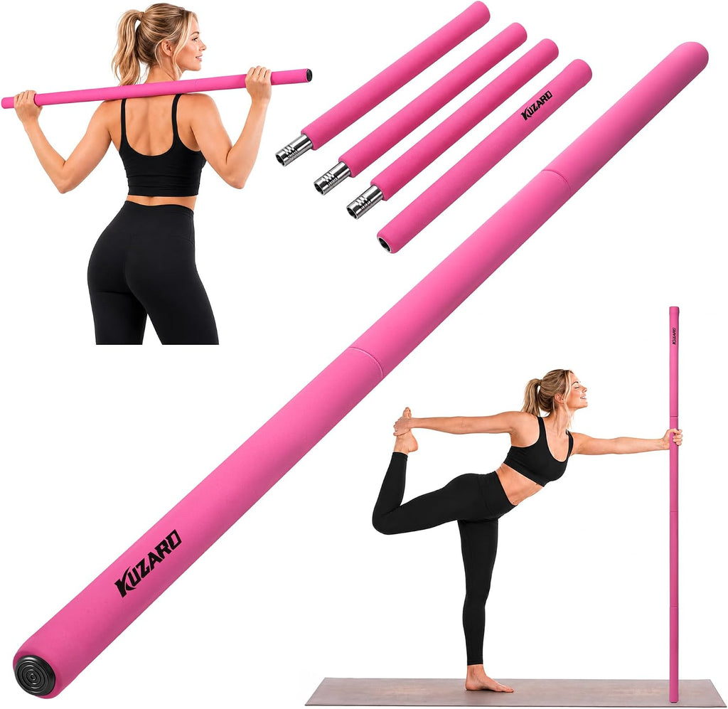 Yoga Stick, Mobility Stick for Stretching, Adjustable Exercise Stick