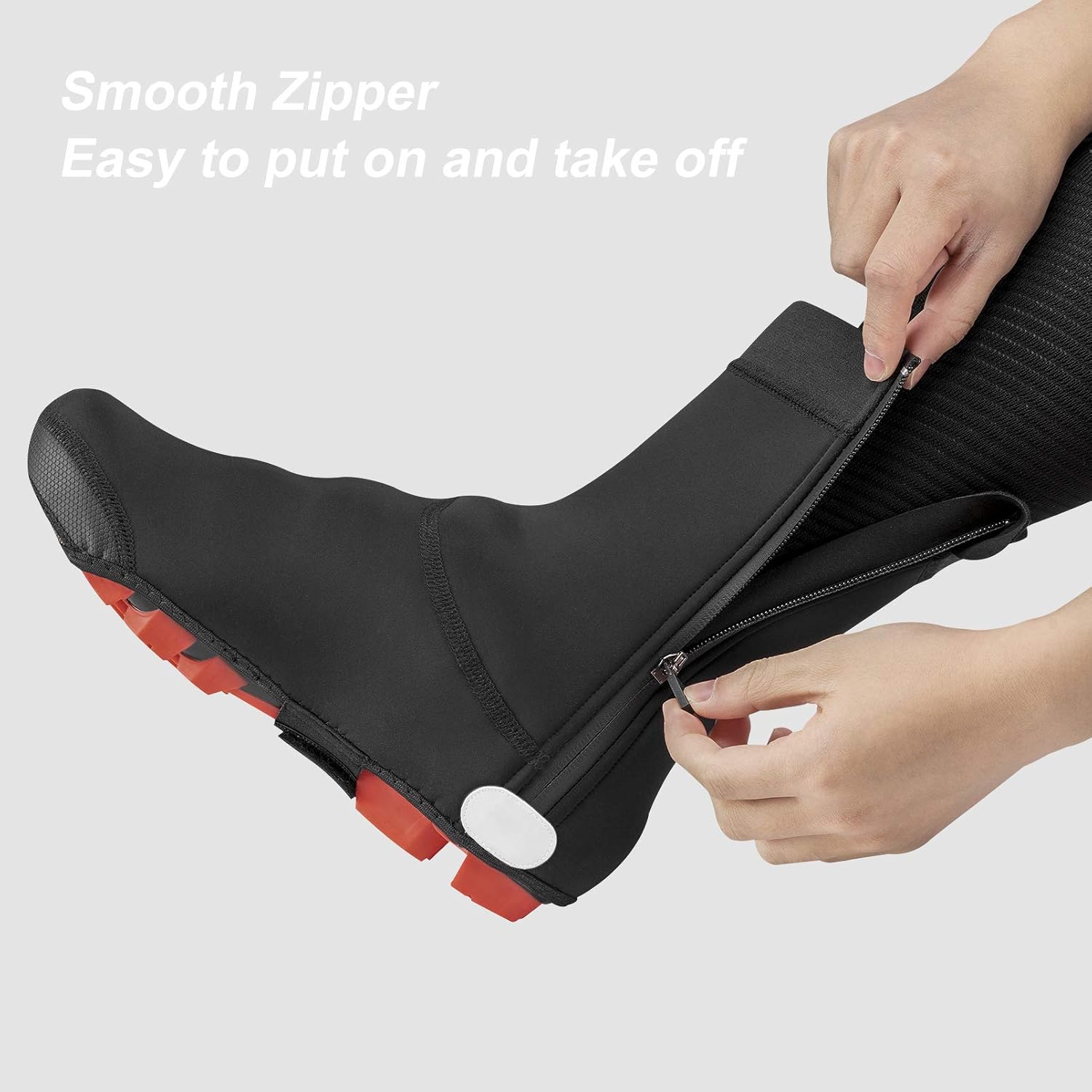 ROCKBROS Cycling Shoe Covers Warm Bike Shoe Cover Windproof Water Resistant