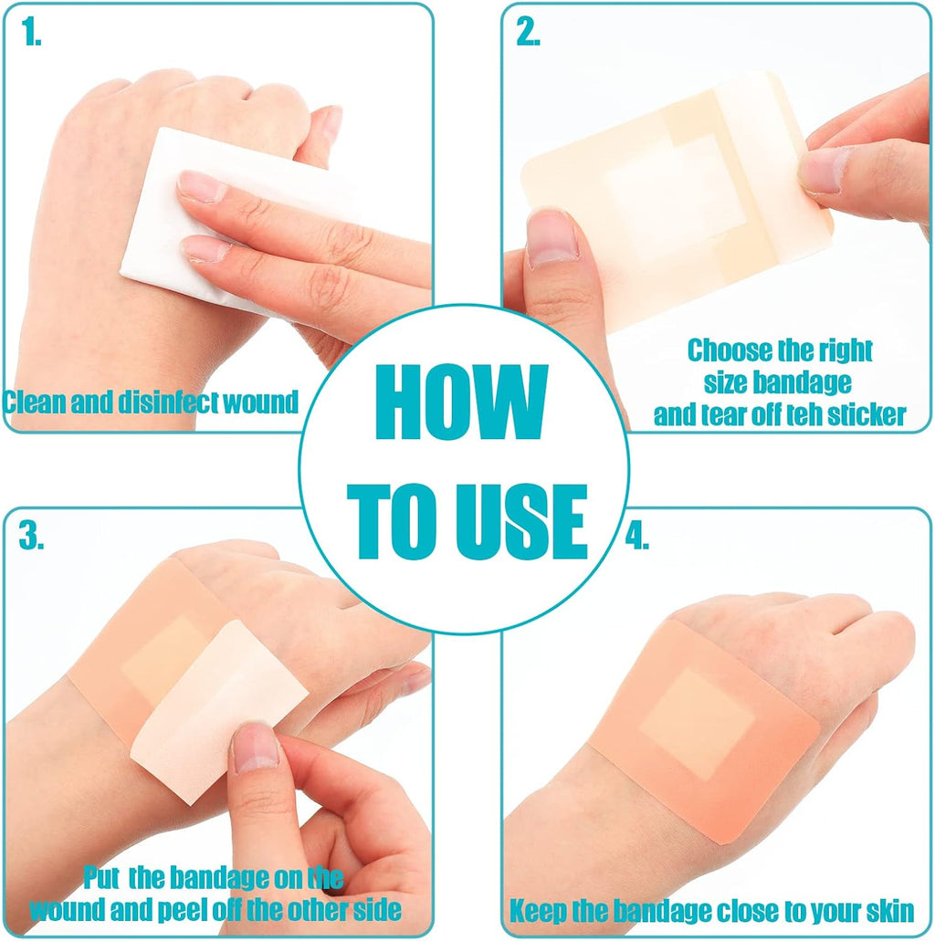 Lounsweer 720 Pcs Variety Assorted Bandage Bulk First Aid Refill Supplies