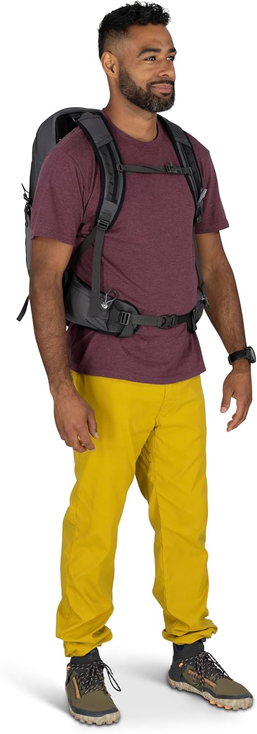 Osprey Talon 22L Men's Lightweight Hiking Backpack, Gray OS