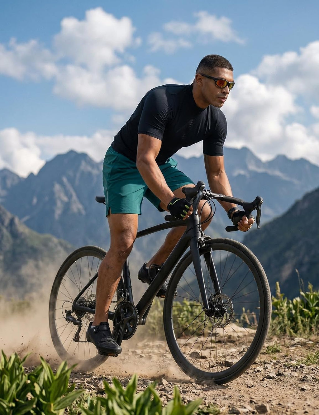 baleaf Men's Padded Bike Shorts Mountain Cycling Loose-fit