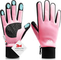 Bruvoalon Winter Gloves for Women & Men, 3M Thermal Insulation, Lycra Fabric, Touchscreen, Anti-Slip