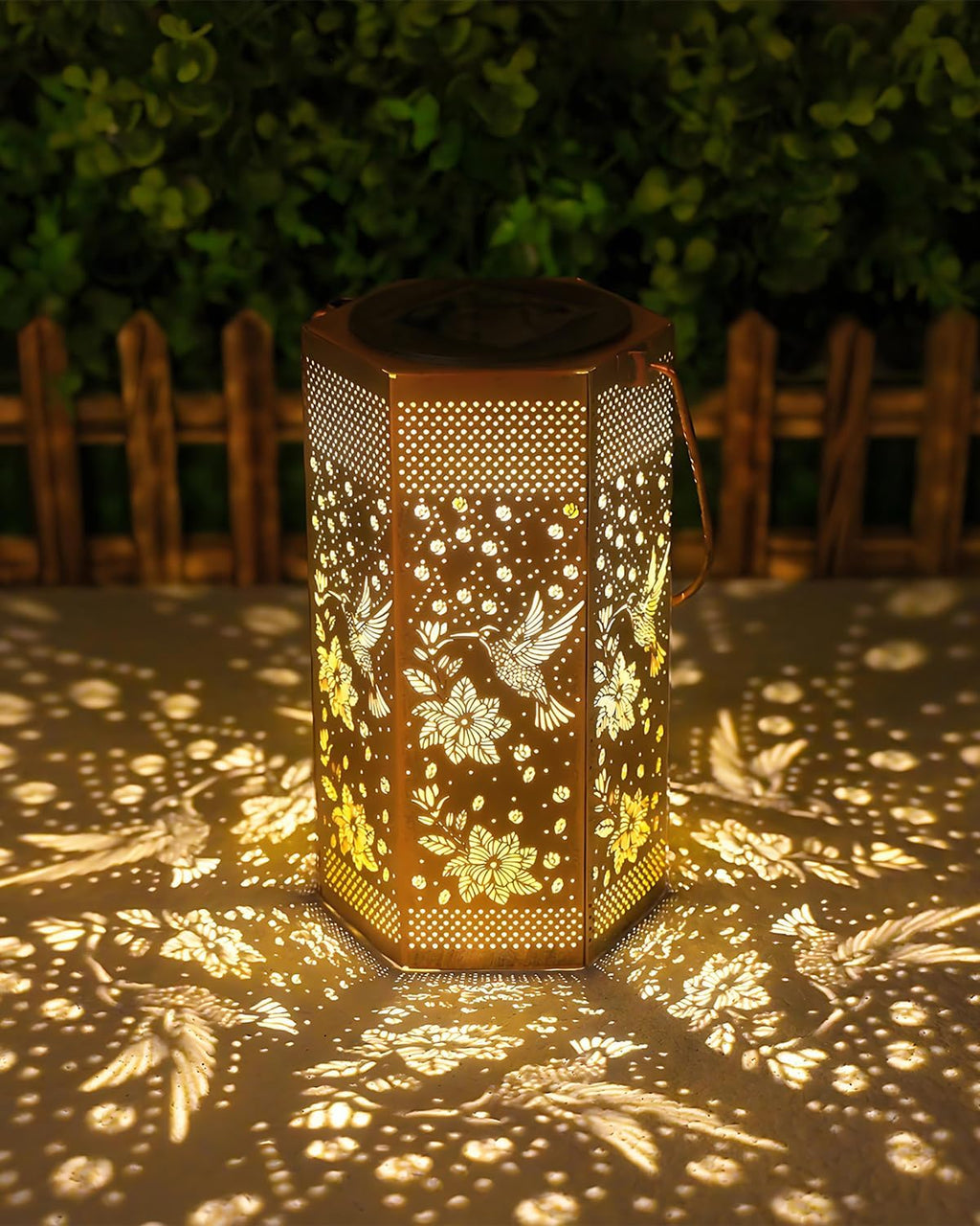 Birthday Gifts for Women Hummingbird Solar Lantern Outdoor Waterproof
