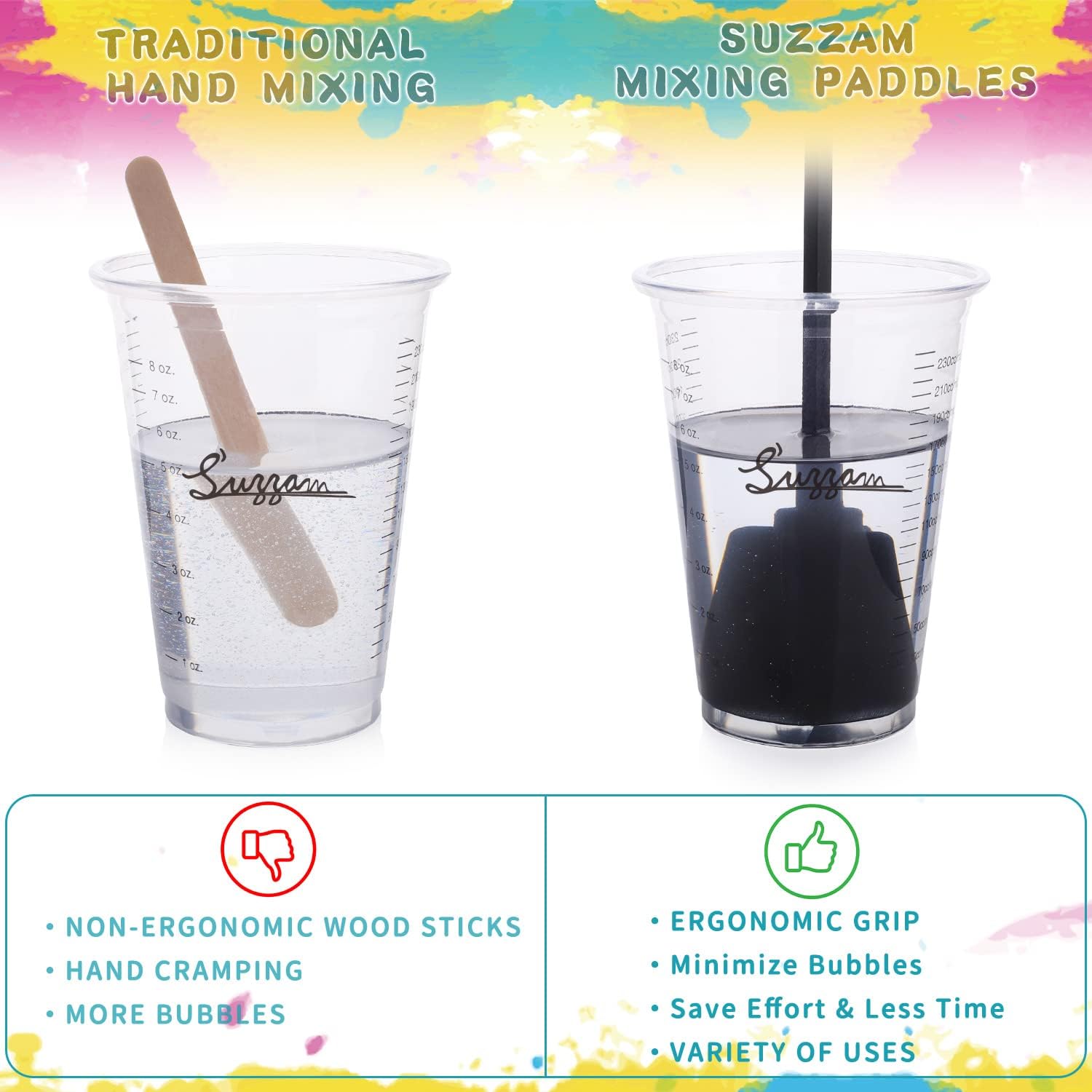 Suzzam Resin Mixer Paddles