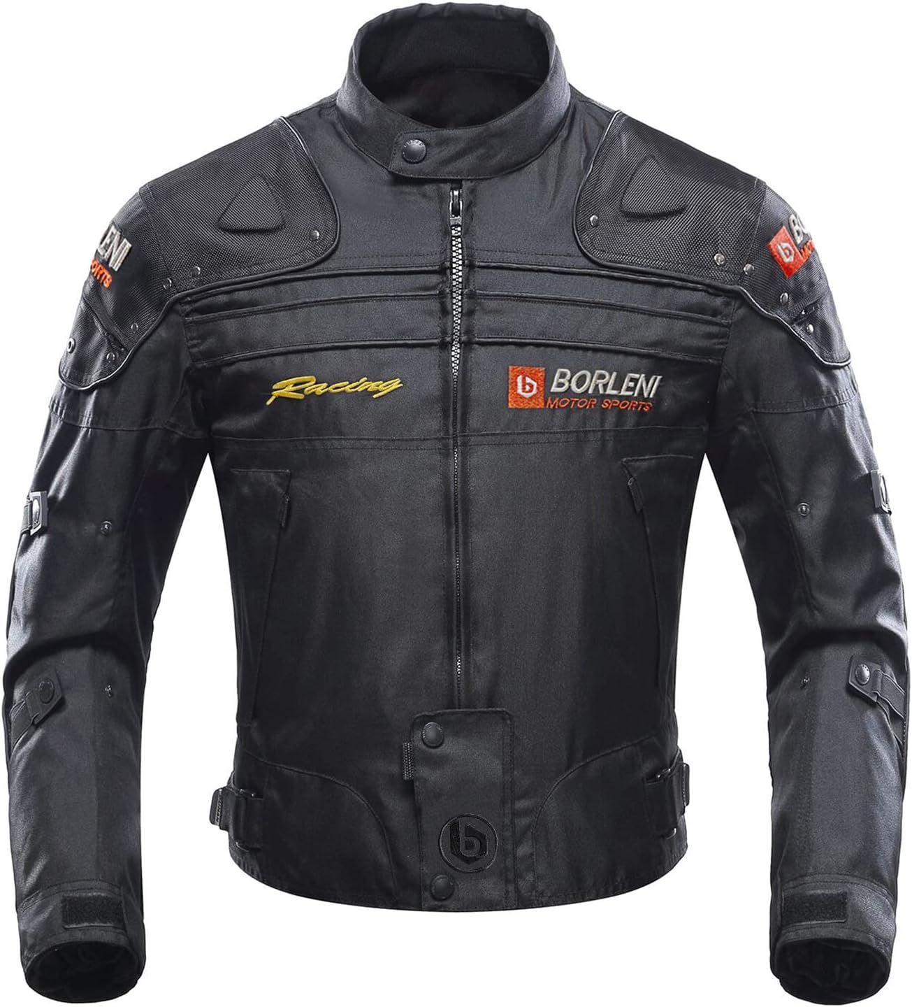 BORLEN Motorcycle Jacket for Men with Armor CE Certified Riding Jacket
