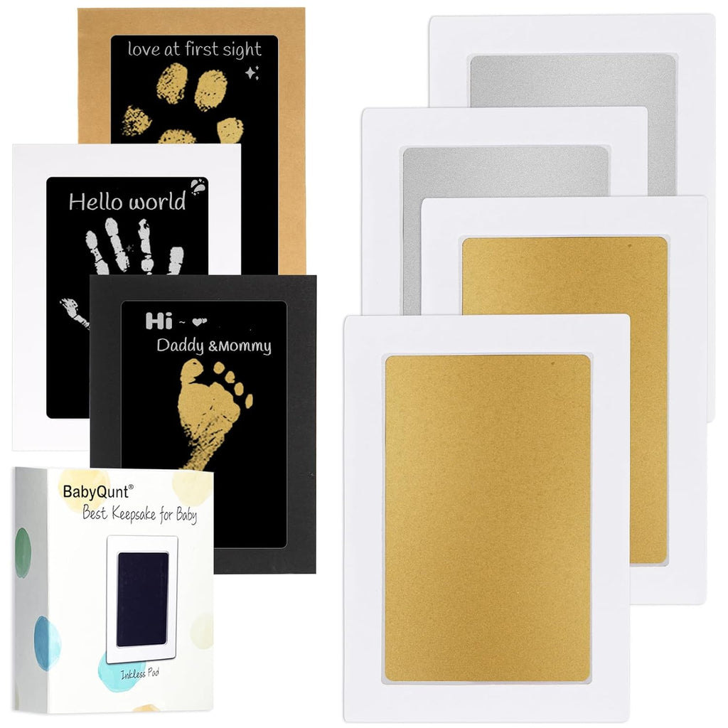 Inkless Baby Hand and Footprint Kit,Clean-Touch Ink Pads