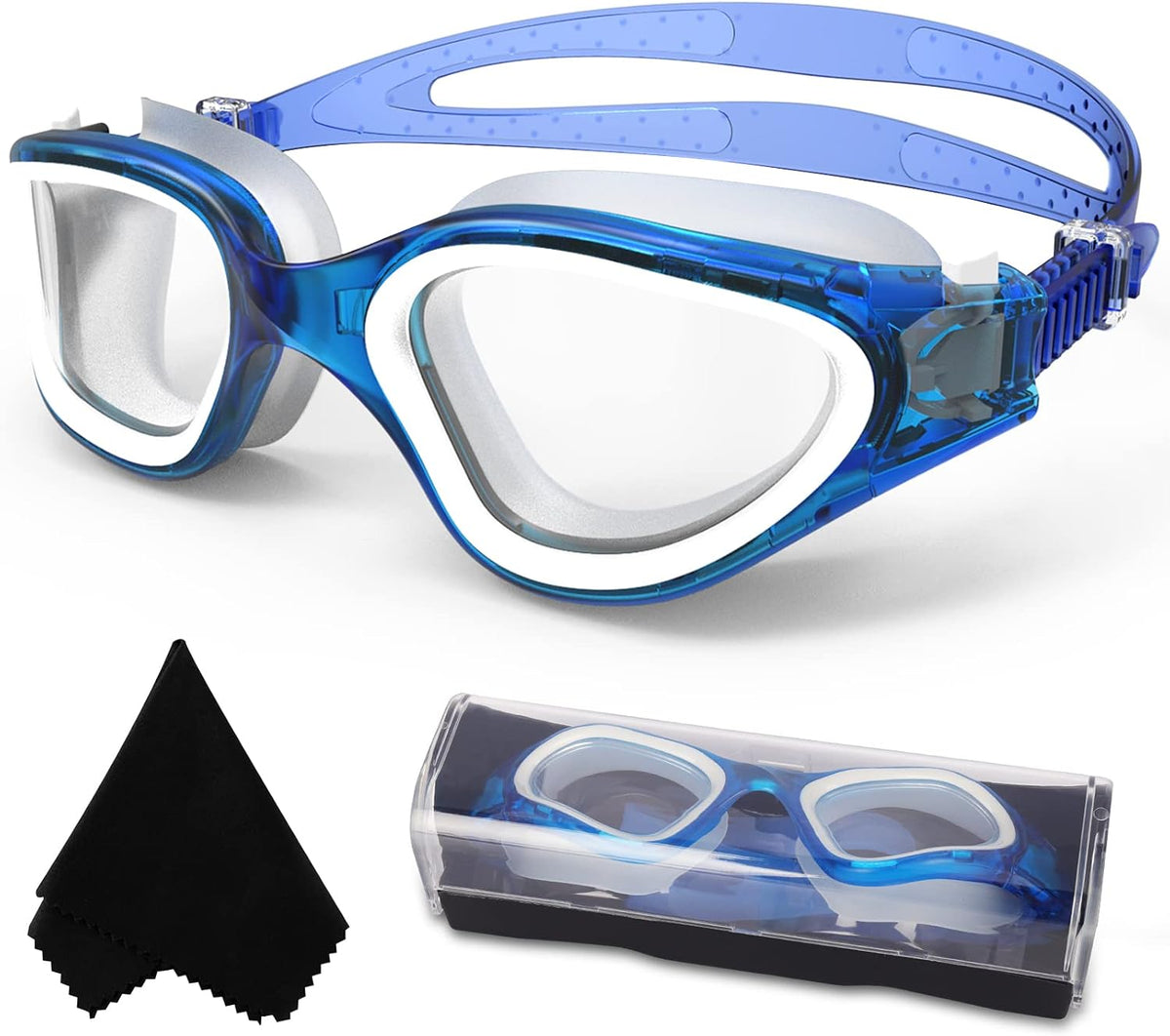 WIN.MAX Swimming Goggles Swim Pool Goggles Anti Fog Anti UV No Leakage Clear Vision for Men Women Adults Teenagers