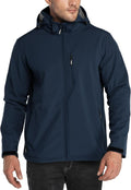 Outdoor Ventures Men's Softshell Jacket Waterproof Fleece Rain Shell Coat