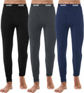 URATOT Men's Thermal Underwear Bottom Fleece Long Johns for Men Soft Warm Base Layer Thermal Pants for Cold Weather