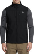 WULFUL Men's Golf Vest Windproof Lightweight Outerwear Sleeveless Jacket