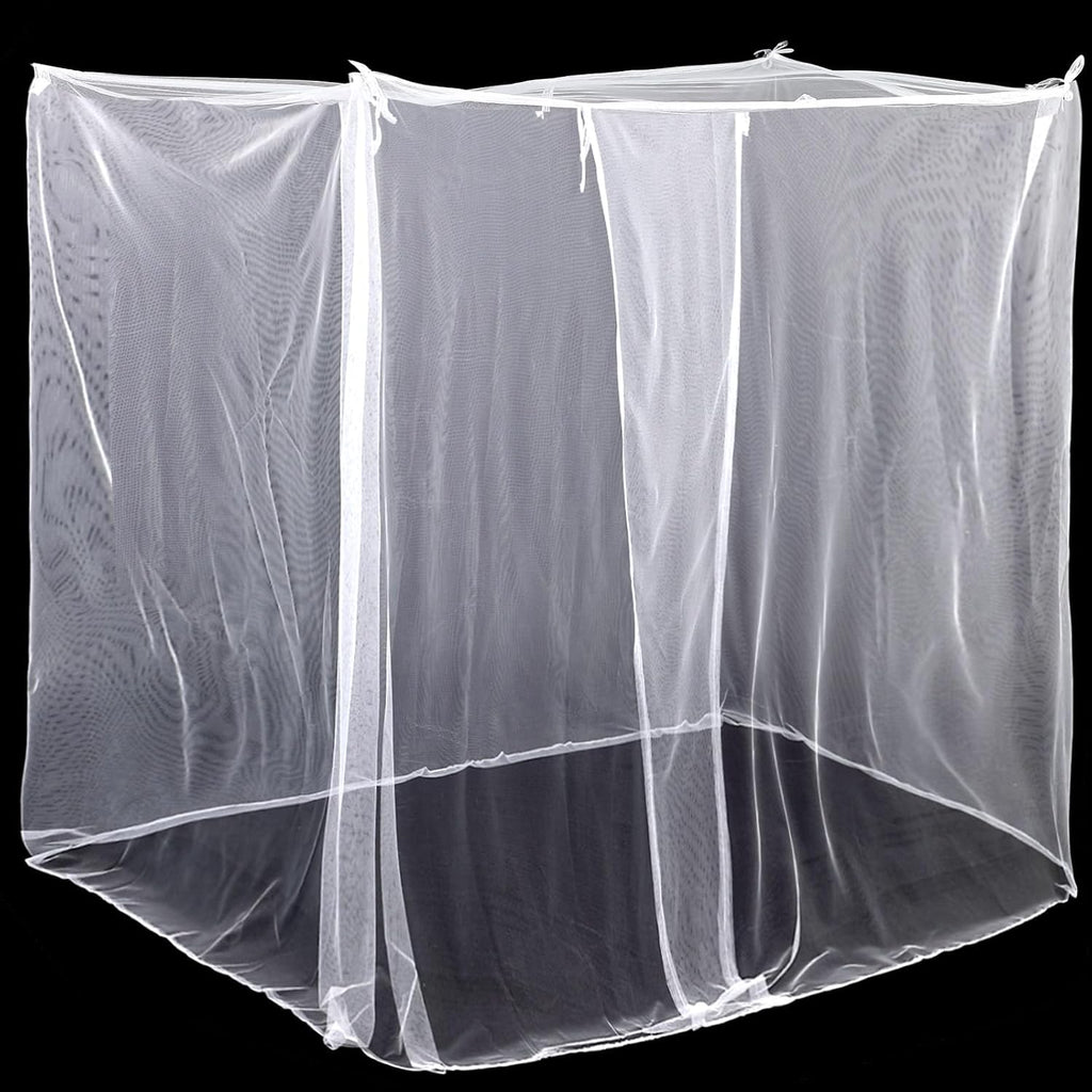Mindsoft White Mosquito Net for Bed, L75 X W60 X H67 Inch