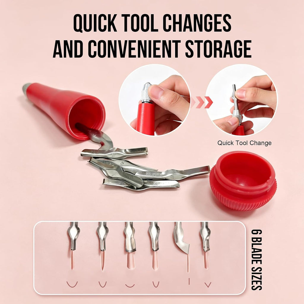 Linocut Kit for Printmaking,DIY Arts Crafts Stamp Carving Kit for Beginners