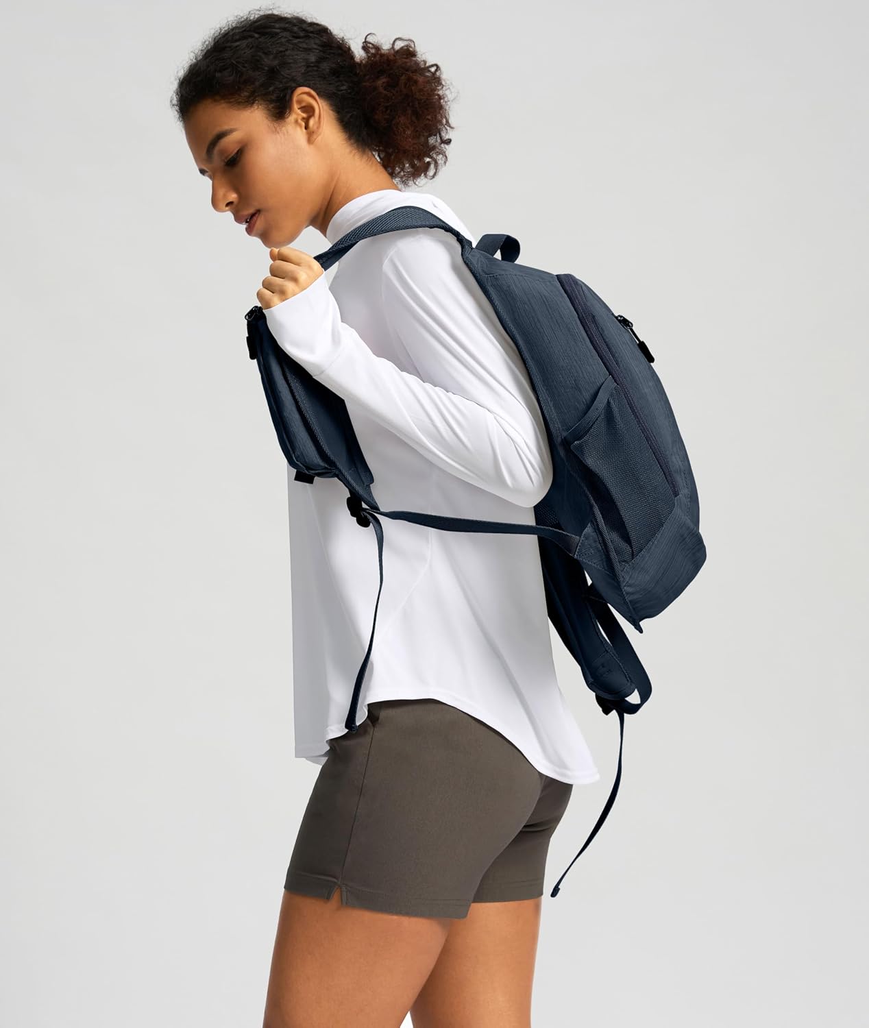 Uselike 10L Small Hiking Backpack Travel Daypack Lightweight Packable Back Pack for Women Men(Dark Navy)