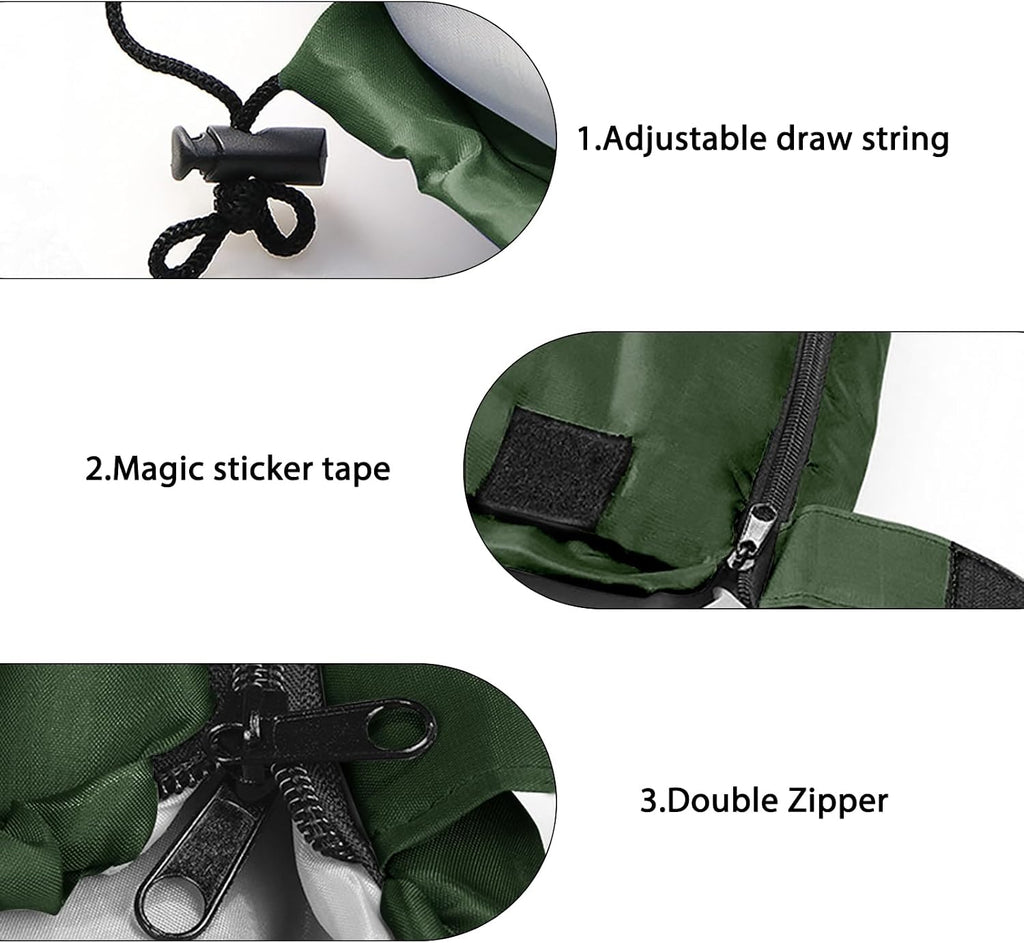 Envelope Camping Sleeping Bag Warm & Cool Weather for Adults