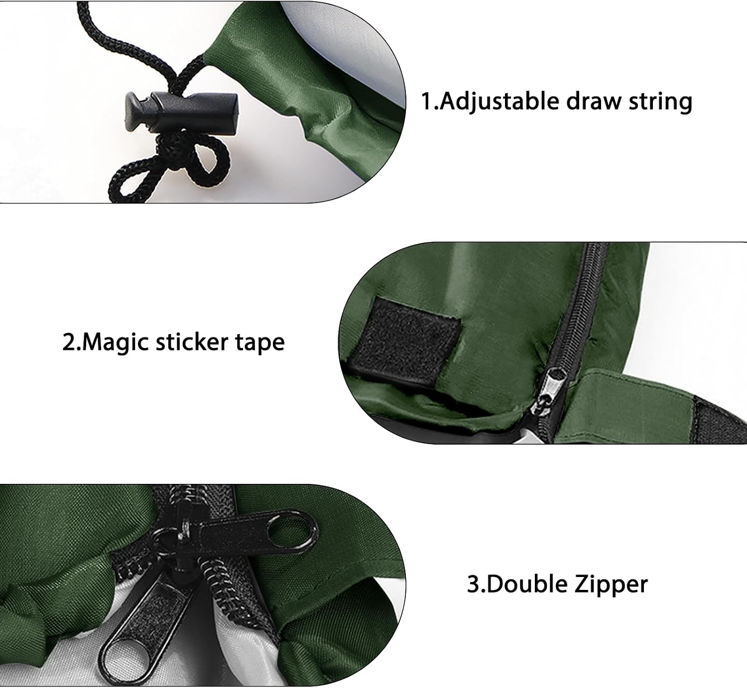 Envelope Camping Sleeping Bag Warm & Cool Weather for Adults