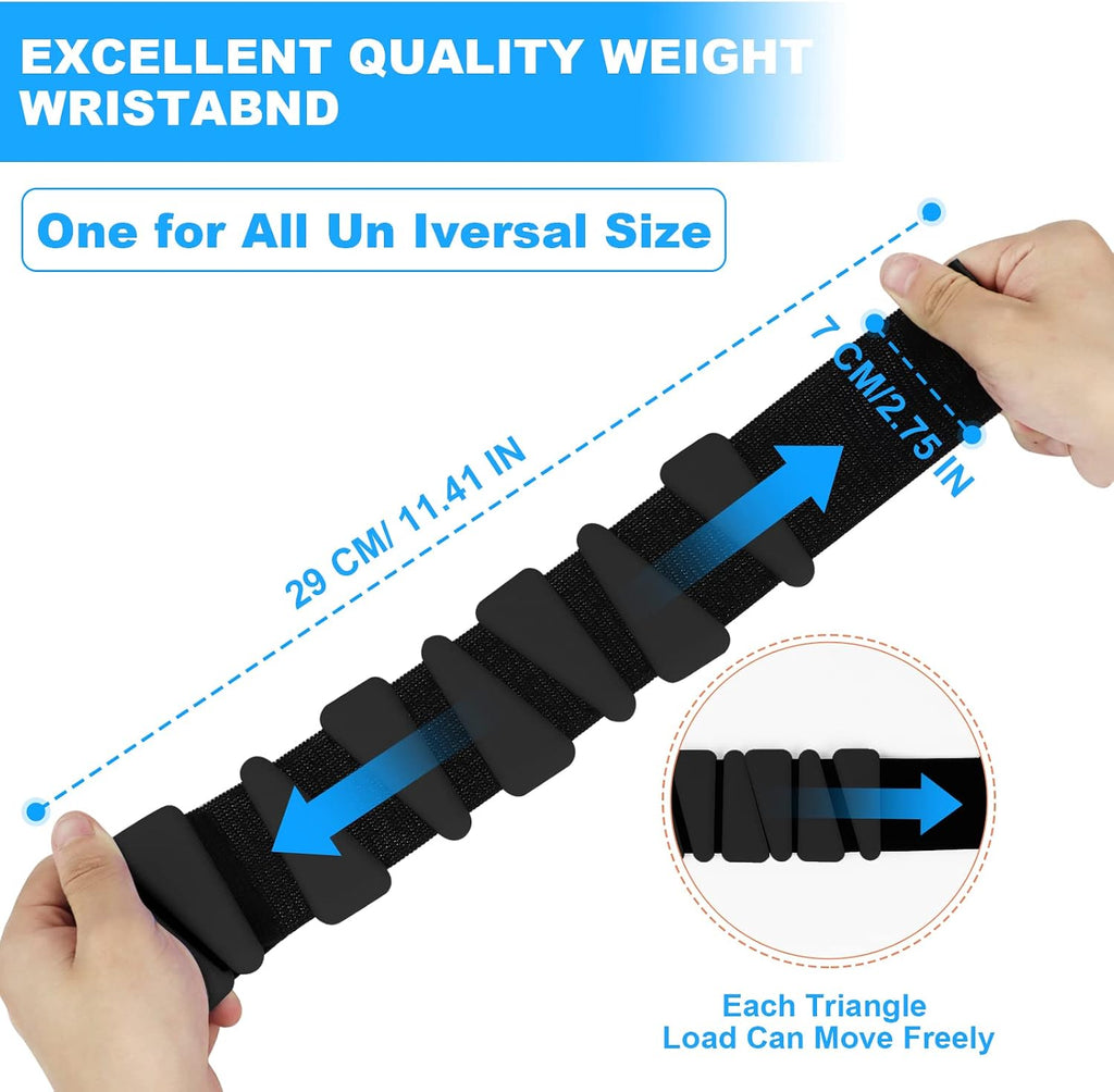 Wrist Weights Set of 2 (1 lb Each), Ankle Weights for Women & Men