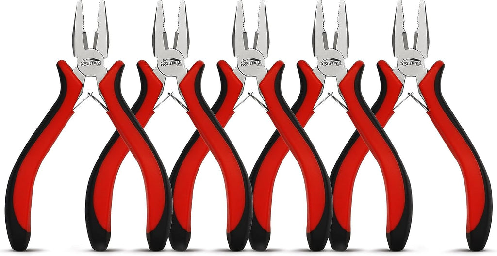 5-Piece Round Nose Pliers Set for Jewelry Making and Wire Wrapping
