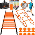 Agility Ladder, Agility Speed Training Equipment Set, 20ft Speed Ladder