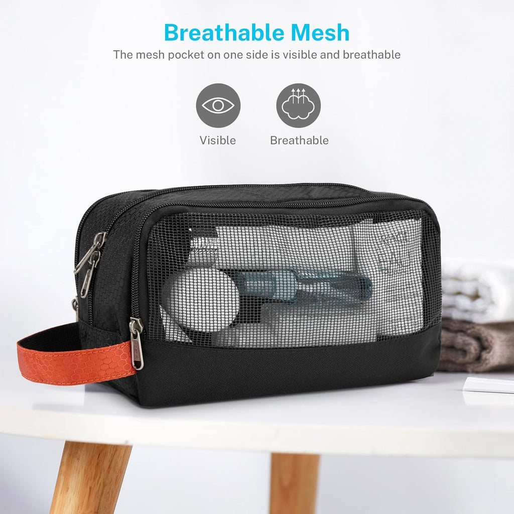 Gonex Travel Toiletry Bag for Men, Water Resistant Dopp Kit for Toiletries