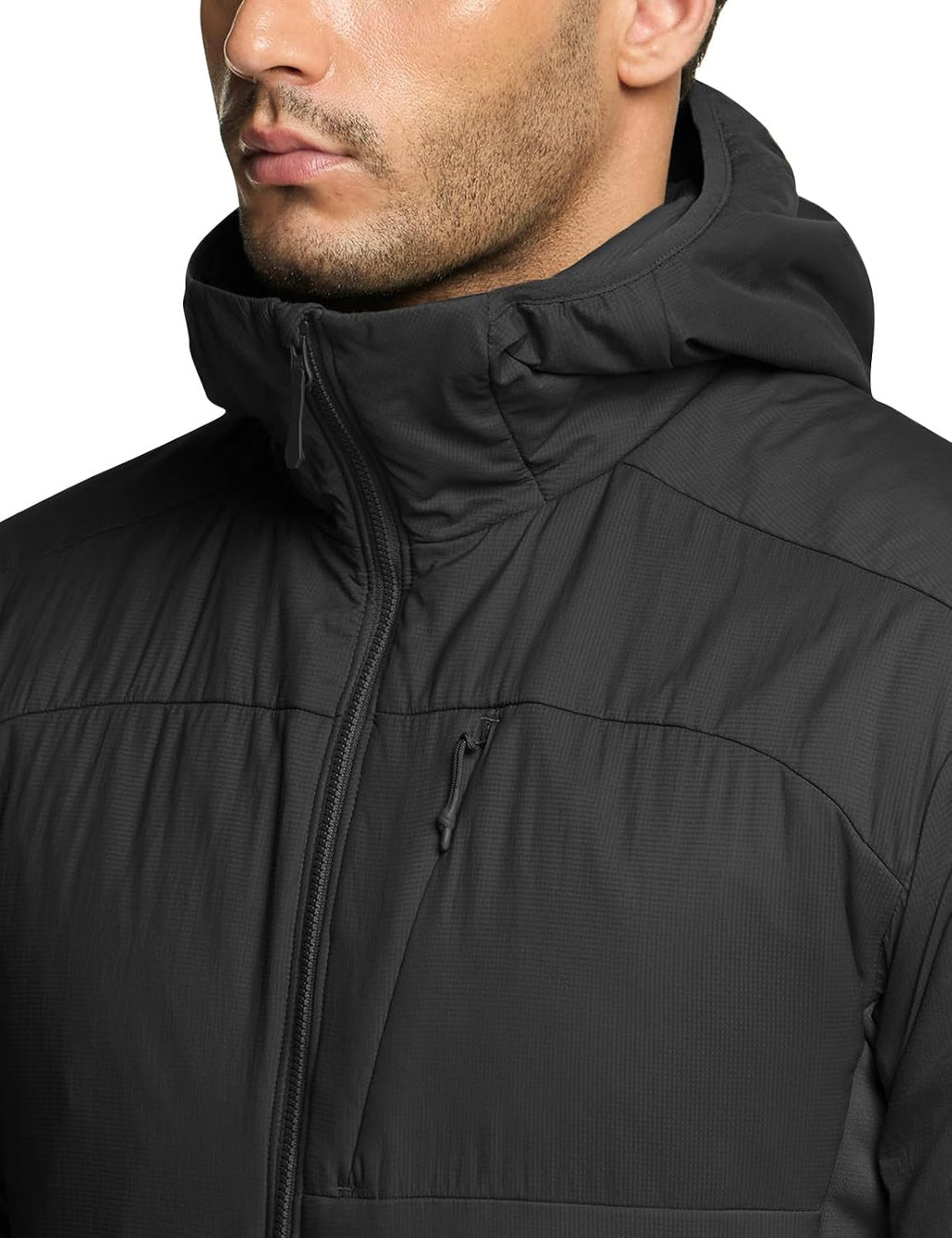 CQR Men's Lightweight Warm Insulated Jacket, Windproof Water Resistant Winter Active Coat for Hiking Work Outdoor Tactical