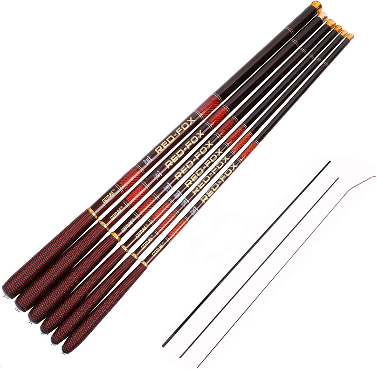Goture Telescopic Tenkara Fishing RodPortable Hand Fishing Poles 12-24Ft
