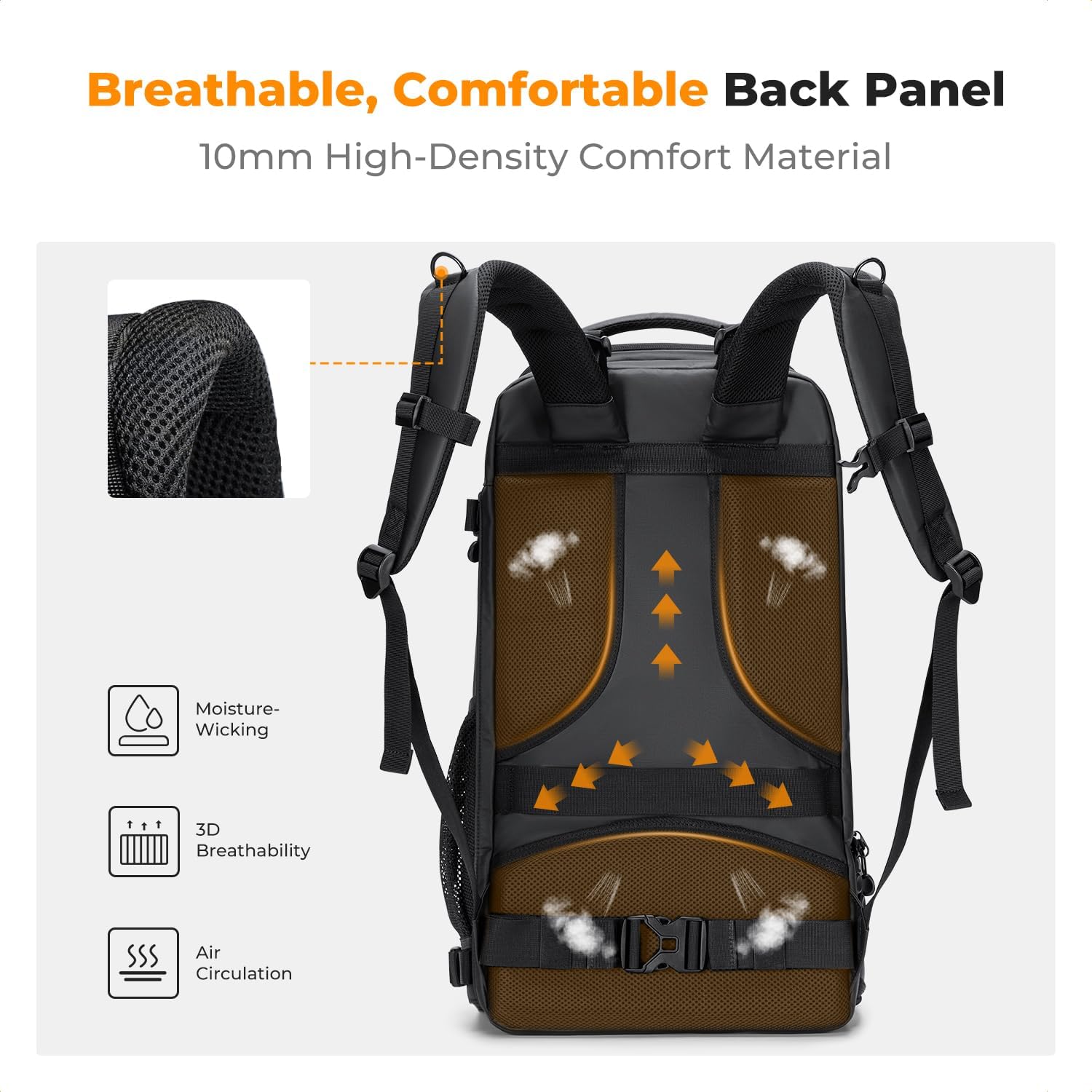 K&F CONCEPT Camera Backpack,30L Large Capacity Camera Bag for Photographers
