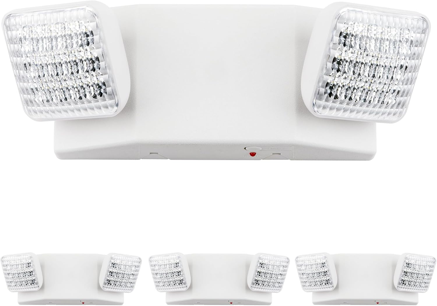 LIT-PaTH LED Emergency Light for Business, Battery Backup, 4 Pack