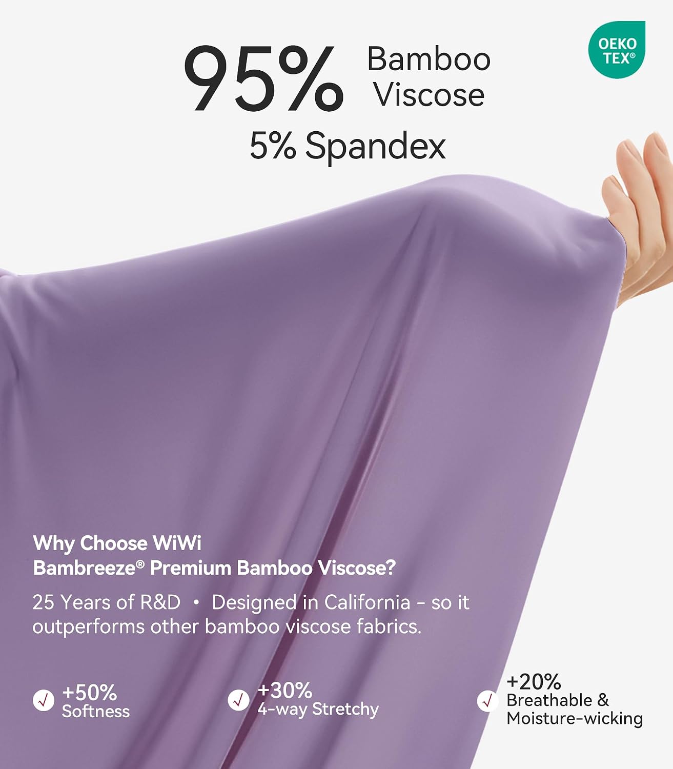 WiWi Soft Underwear for Women Thermal Long Johns Sets Super Warm Base Layer Top Pants Pajamas Set Viscose from Bamboo S-3X