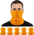 S A Soul of Adventure 5-Pack UV Face Shield | UV 30+ Multipurpose Neck Gaiter Balaclava for Adults | Multiple Color Packs