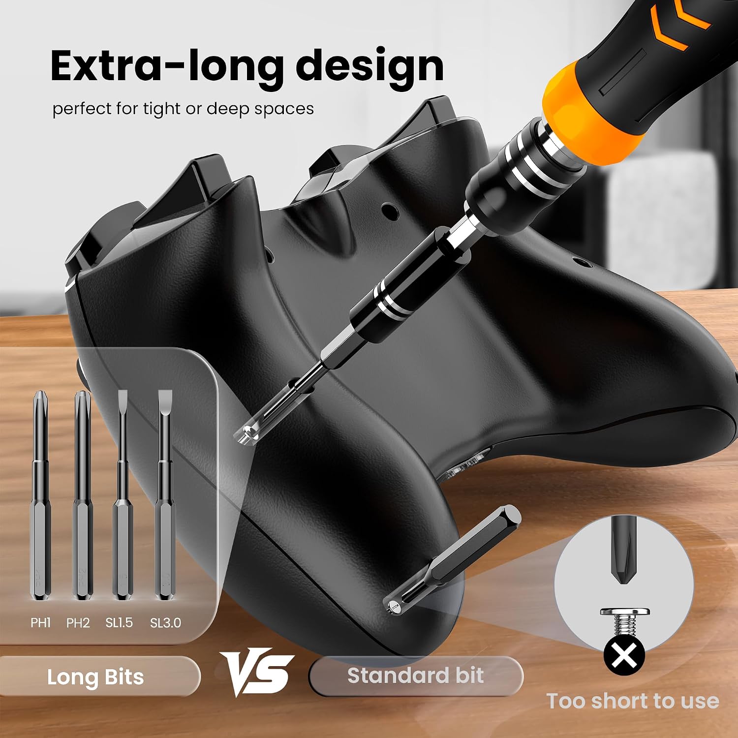 JOREST 115 in 1 Precision Screwdriver Set, Magnetic Electronics Tool Kit