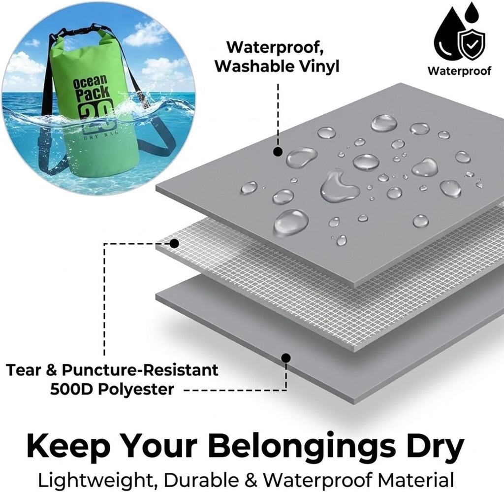 Floating Waterproof Dry Bag for Kayaking Boating Paddle Boarding