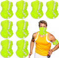 SATINIOR 8 Pack Reflective Neck Gaiters UV Protection Cooling Face Masks