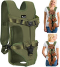 Lukovee Dog Backpack Carrier, Adjustable Front Carrier for Small Breeds